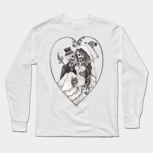 Skeleton in love. Long Sleeve T-Shirt